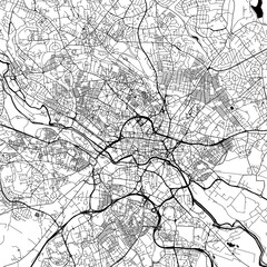 Obraz premium Mapa miasta Leeds