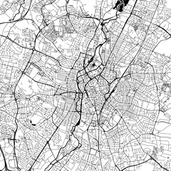 Leicester Downtown Vector Map
