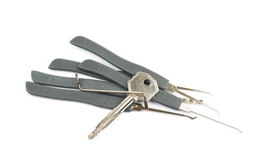 Lock picking tool isolated
