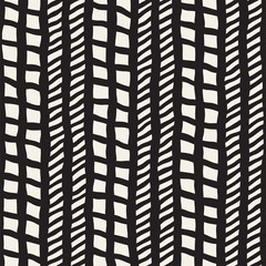 Simple ink geometric pattern. Monochrome black and white strokes background. Hand drawn ink texture for your design
