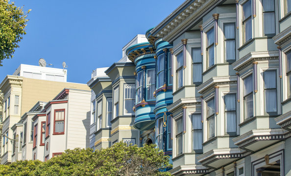 Typical homes of San Francisco, California