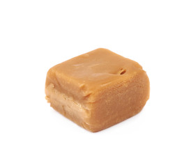 Scottish whisky fudge candy isolated