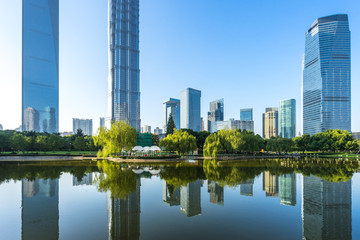 cityscape in shanghai