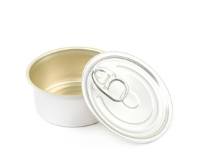 Metal tincan isolated