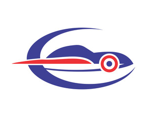 fast car automotive vehicle dealer drive image vector icon silhouette