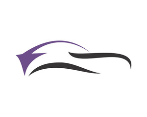 ornament of silhouette cars automotive vehicle dealer drive image vector icon