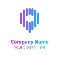 Abstract graphic icon, logo design template, symbol for company