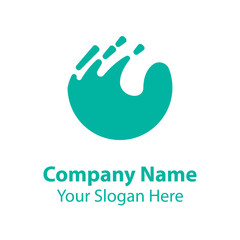 Abstract graphic icon, logo design template, symbol for company