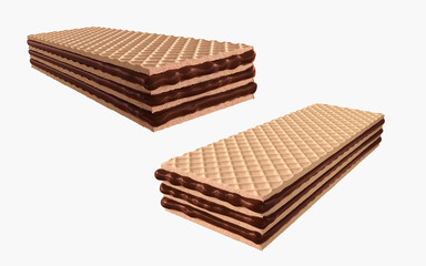 crispy wafers