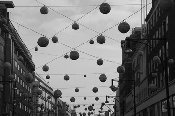 Christmas decoration of London