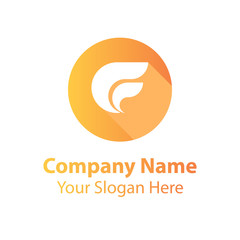 Abstract graphic icon, logo design template, symbol for company