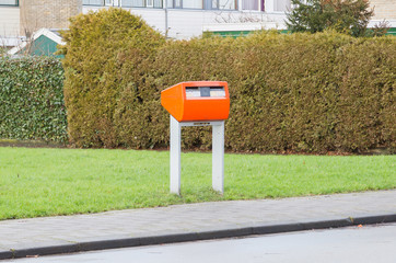 Posting a letter in the Netherlands
