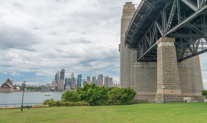 SYDNEY - NOVEMBER 6, 2015: City harbour view. Sydney attracts 20 million people annually