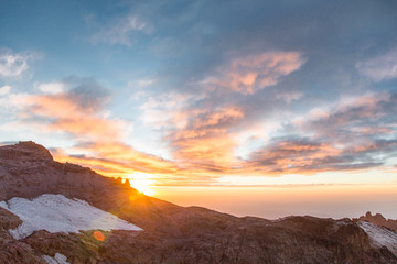 Obraz na płótnie Canvas Mt Kenya sunrise