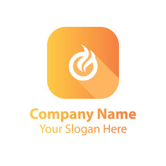 Abstract graphic icon, logo design template, symbol for company