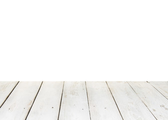 Wood table and abstract background for text or product space.