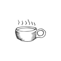 coffee cup vector draw