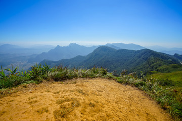 Landscape of Phu Chee Fa, Chiang Rai Thailand