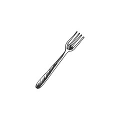 fork vector draw