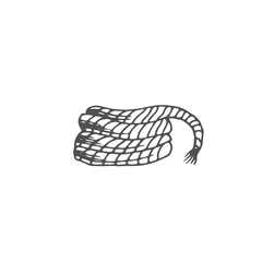 rope vector draw