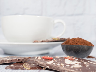 coffee on white background