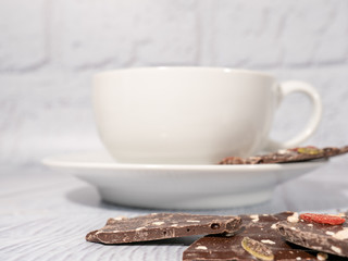 coffee on white background