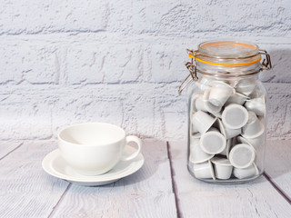 coffee on white background