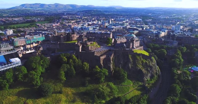 Edinburgh Scotland aerial