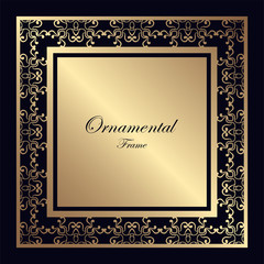 Vintage ornamental frame