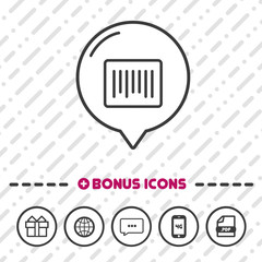 Barcode line icon. Scan code symbol.