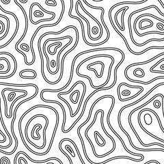 Topo abstract background with paper cut shapes. Vector papercut design layout for business card, presentations, flyers or posters on white paper. Modern colorful carving art background template.