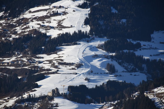 Osttirol, Pustertal, Sillian, Thurntaler, Lienzer Dolomiten, Dorf, Markt, Winter, Lienz, Tessenberg, Strassen, Panzendorf, Tassenbach, Heinfels, Tal, Bichl, Hinterburg
