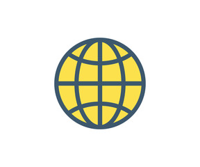Web icon. Vector illustration in flat minimalist style.