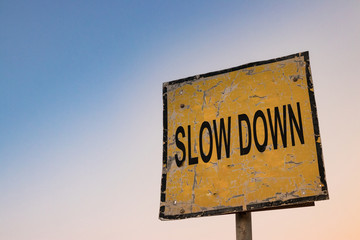 Fototapeta premium Sometimes you need to slow down