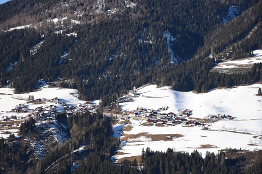 Osttirol, Pustertal, Sillian, Thurntaler, Lienzer Dolomiten, Dorf, Markt, Winter, Lienz, Tessenberg, Strassen, Panzendorf, Tassenbach, Heinfels, Tal, Bichl, Hinterburg