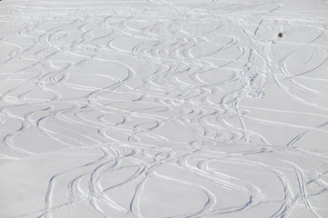 Snow tracks