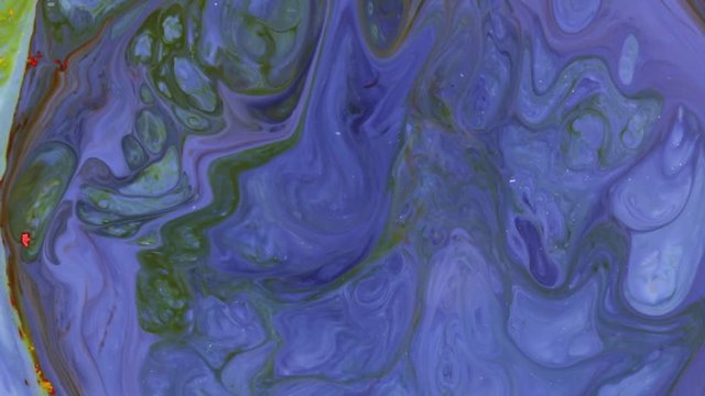 Abstract Colorful Paint Ink Explode Diffusion Psychedelic Blast Movement. soft colors, abstract composition. Acrylic texture with blue marbling background 