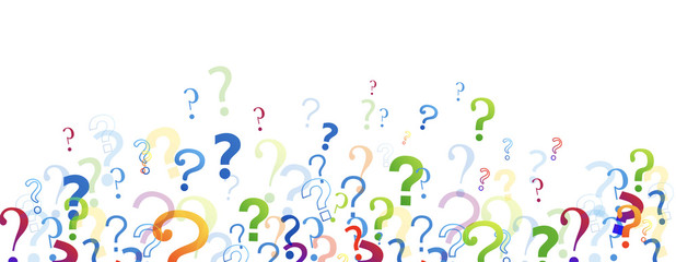 punti interrogativi, domande, domandare