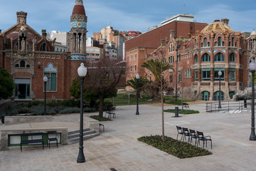 Recinto modernista Sant Pau Barcellona