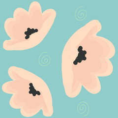 Цветочный принт