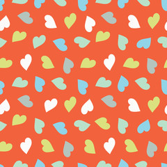 Fototapeta na wymiar Heart pattern love cute seamless valentine wedding
