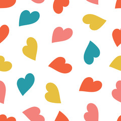 Hearts texture love color wedding seamless