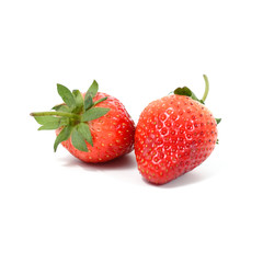 Strawberry isolated on white as background