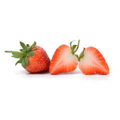 Strawberry isolated on white as background