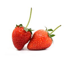 Strawberry isolated on white as background