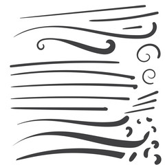 Hand Drawn Black squiggle swoosh text font tail for baseball tshirt design w a calligraphy swirl - obrazy, fototapety, plakaty
