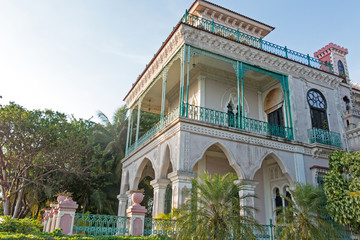 Fototapeta na wymiar Beauty architecture house in cienfuegos. Cuba