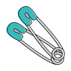 clothes pin wire icon vector illustration design