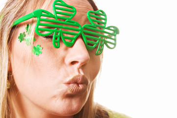 Naklejka premium Kiss Me Irish