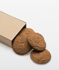 Oatmeal biscuits as tasty pastry for present